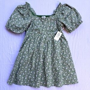 NWT Tuckernuck Hyacinth House Floral Puff Sleeve Emmaline Dress Size Medium